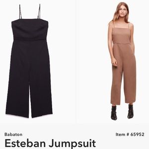 Aritzia Babaton Esteban Jumpsuit in Sand
